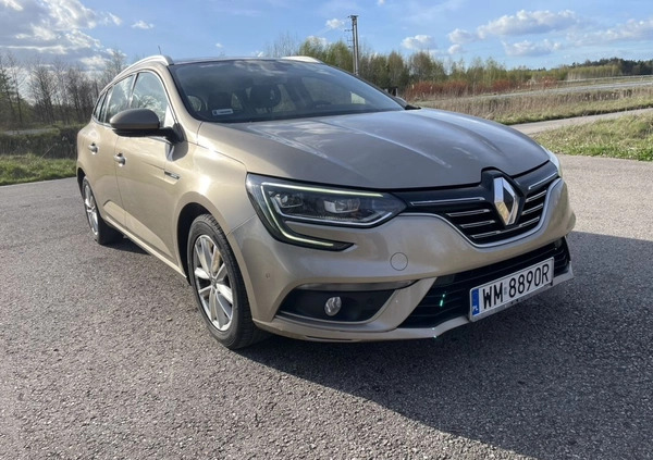 Renault Megane cena 39500 przebieg: 222000, rok produkcji 2016 z Jabłonowo Pomorskie małe 562